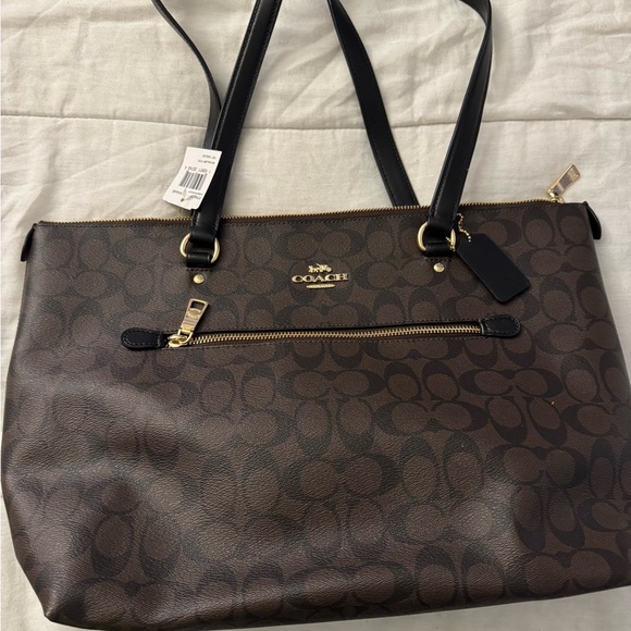 Coach Brown Signature Tote Bag new with tags - Picture 1 of 3